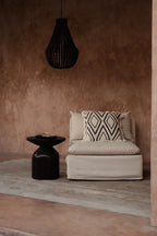 De Sahara Diamond Kussenhoes - Natuurlijk Zwart — Bazar Bizar, foto 2