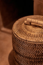 De Rotan Bin Laag - Naturel Bruin — Bazar Bizar, foto 3