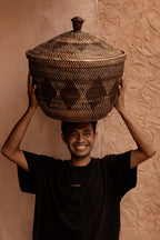 De Storage Crown Basket - Natuurlijk bruin — Bazar Bizar, foto 2
