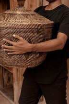 De Storage Crown Basket - Natuurlijk bruin — Bazar Bizar, foto 3