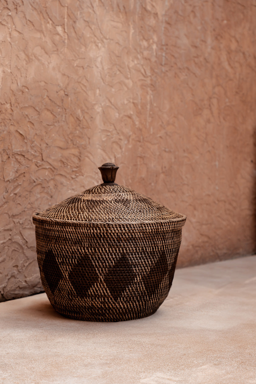 De Storage Crown Basket - Natuurlijk bruin — Bazar Bizar, foto 4