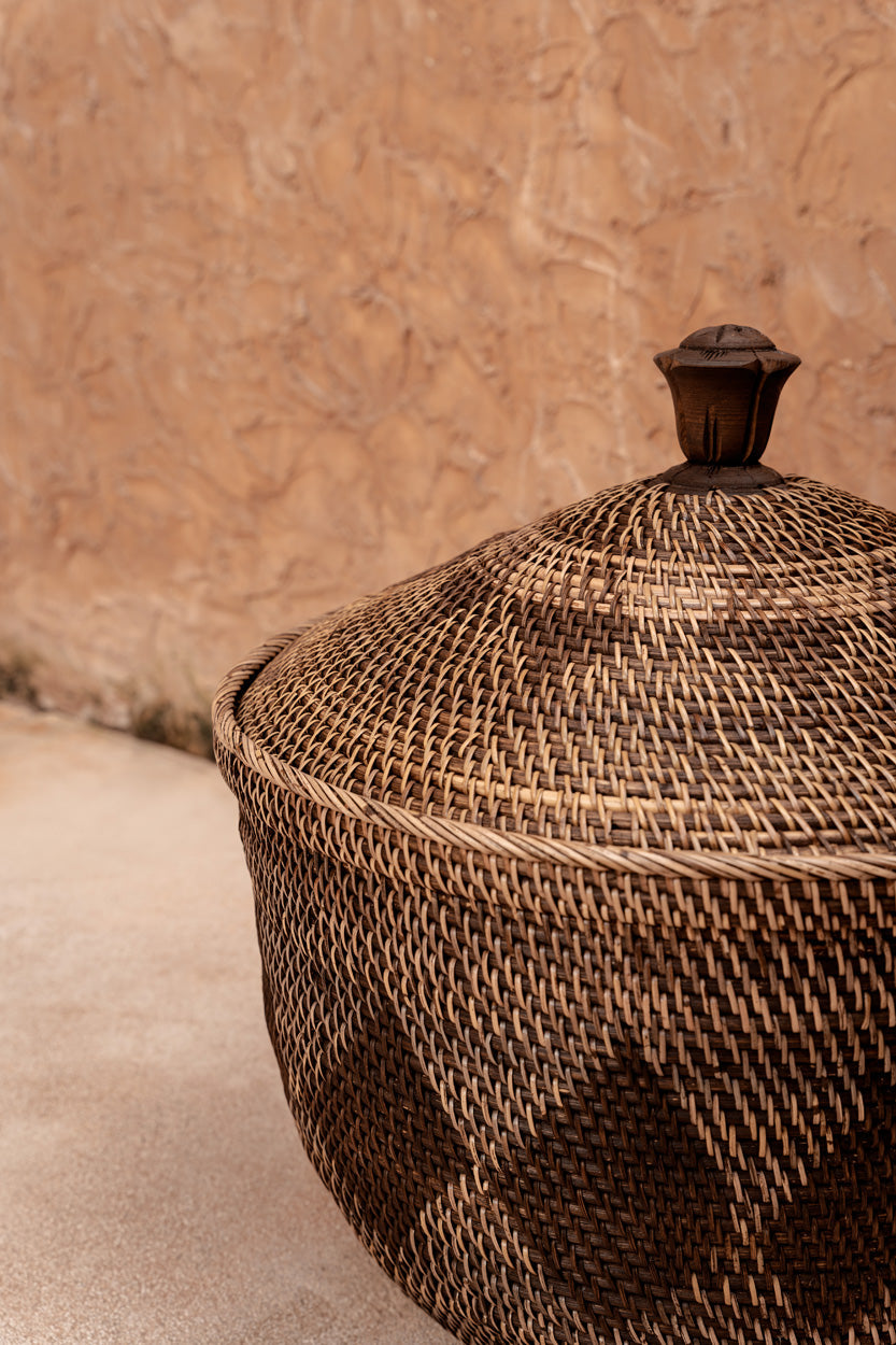 De Storage Crown Basket - Natuurlijk bruin — Bazar Bizar, foto 6