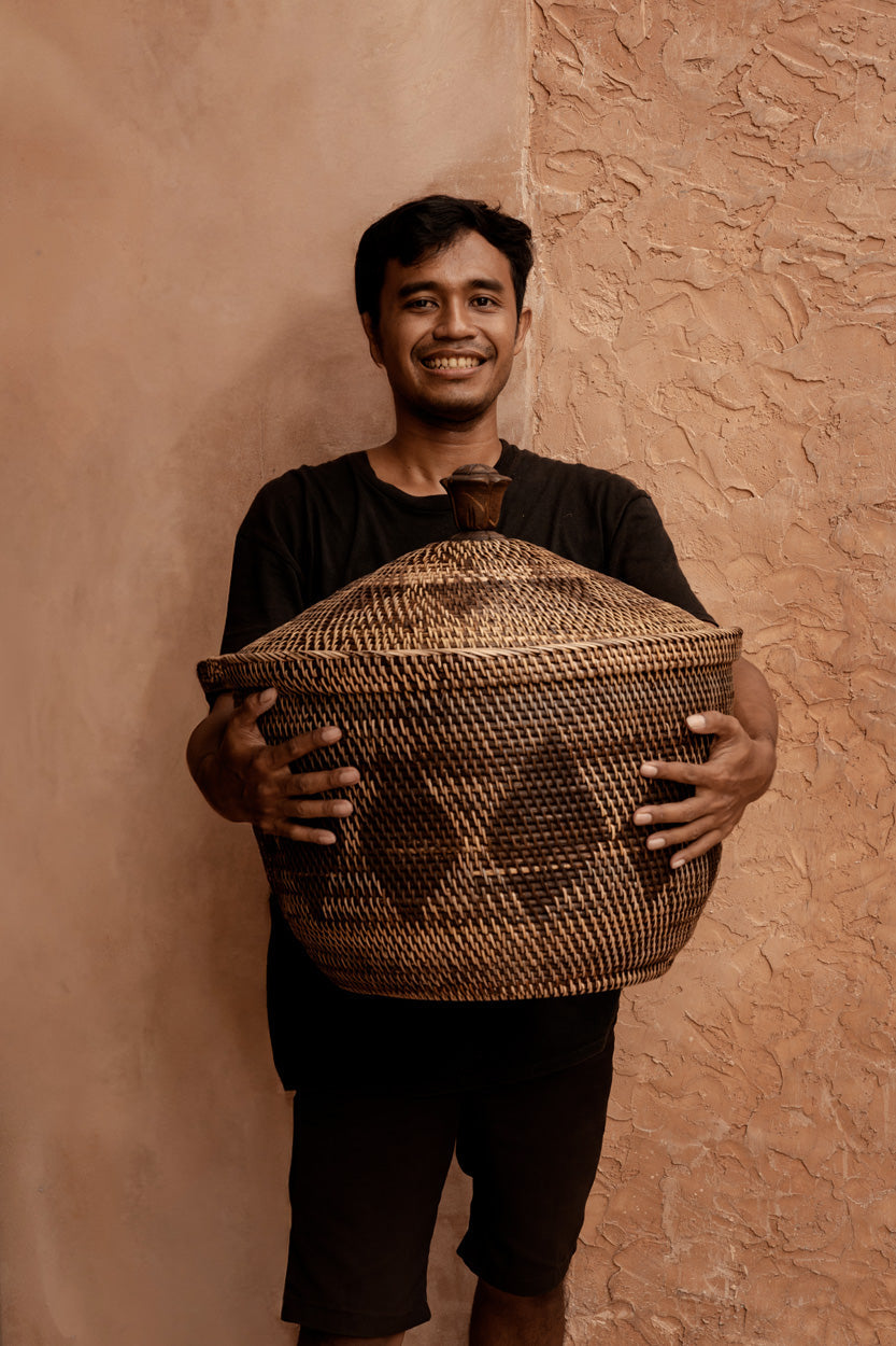 De Storage Crown Basket - Natuurlijk bruin — Bazar Bizar, foto 5