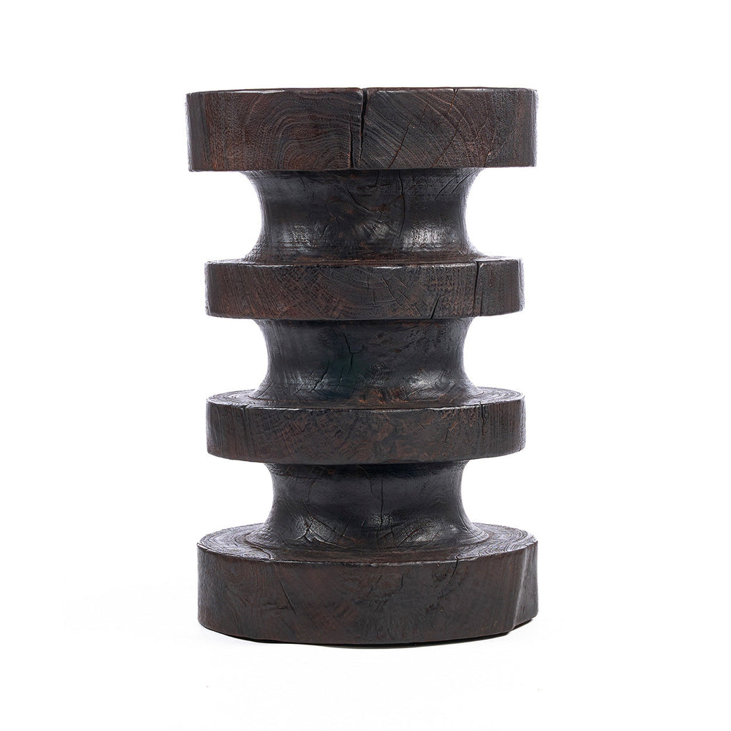 De Mocha Rings Bijzettafel - Donker Walnoot — Bazar Bizar, foto 2