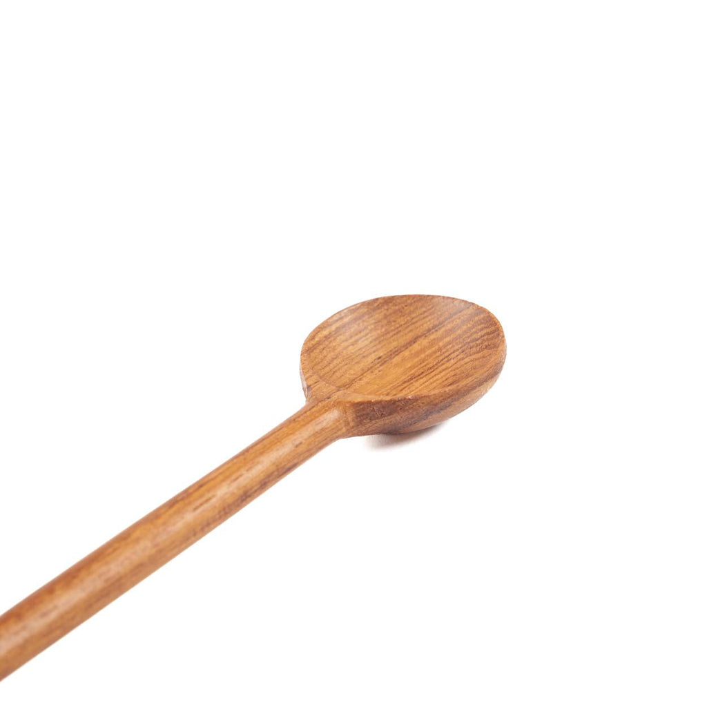 De Teak Root Platte Doseerlepel — Bazar Bizar, foto 3