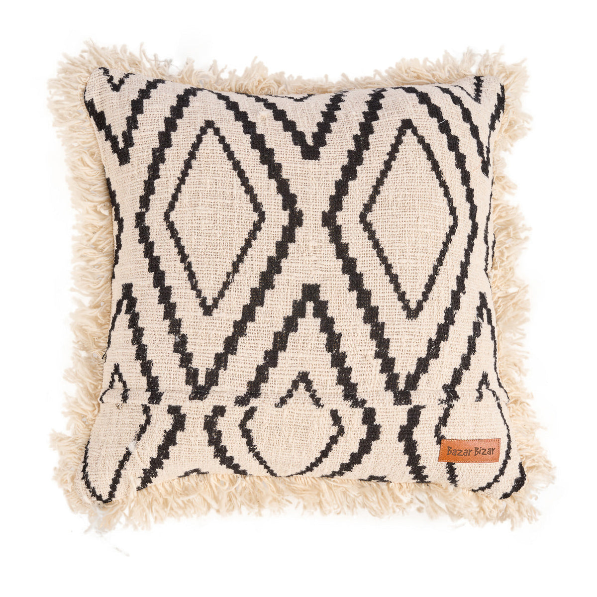 De Sahara Diamond Kussenhoes - Natuurlijk Zwart — Bazar Bizar, foto 11