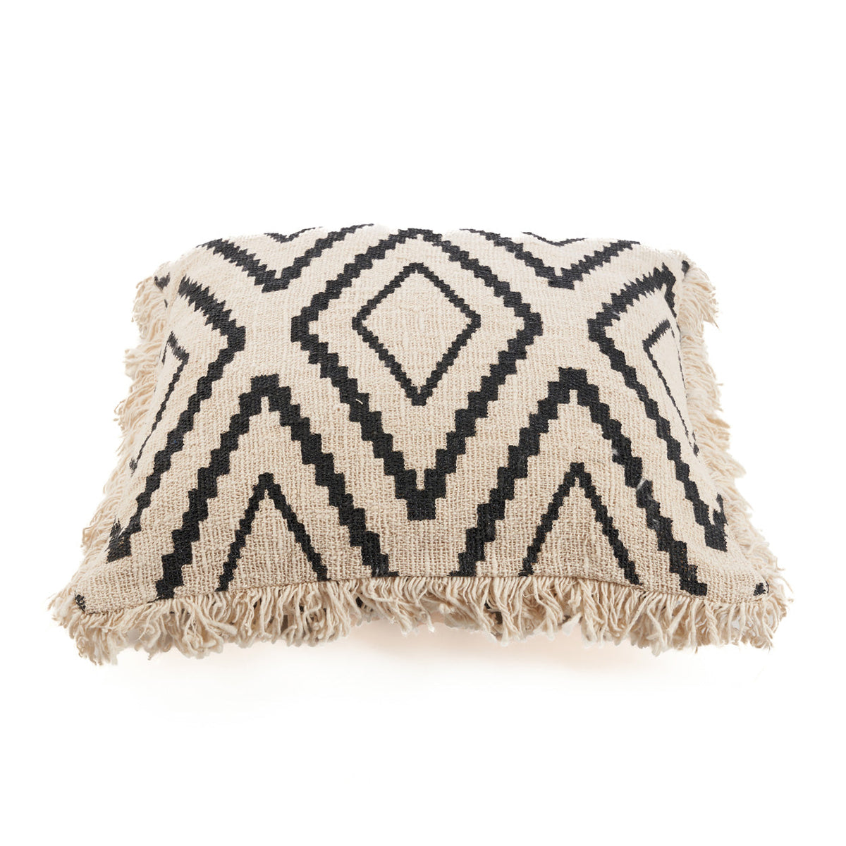 De Sahara Diamond Kussenhoes - Natuurlijk Zwart — Bazar Bizar, foto 6