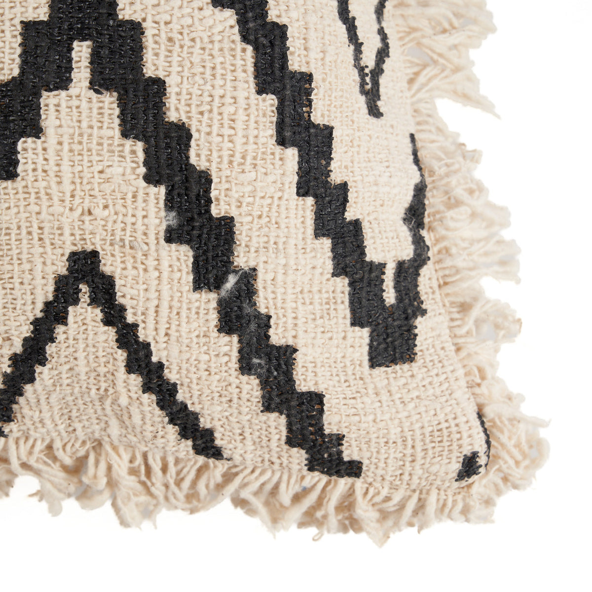 De Sahara Diamond Kussenhoes - Natuurlijk Zwart — Bazar Bizar, foto 7