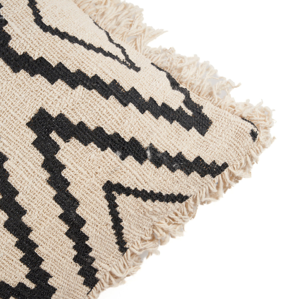 De Sahara Diamond Kussenhoes - Natuurlijk Zwart — Bazar Bizar, foto 8