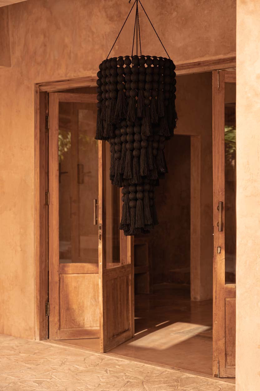 De Nomad Katoenen Kroonluchter - Zwart - XL — Bazar Bizar, foto 2