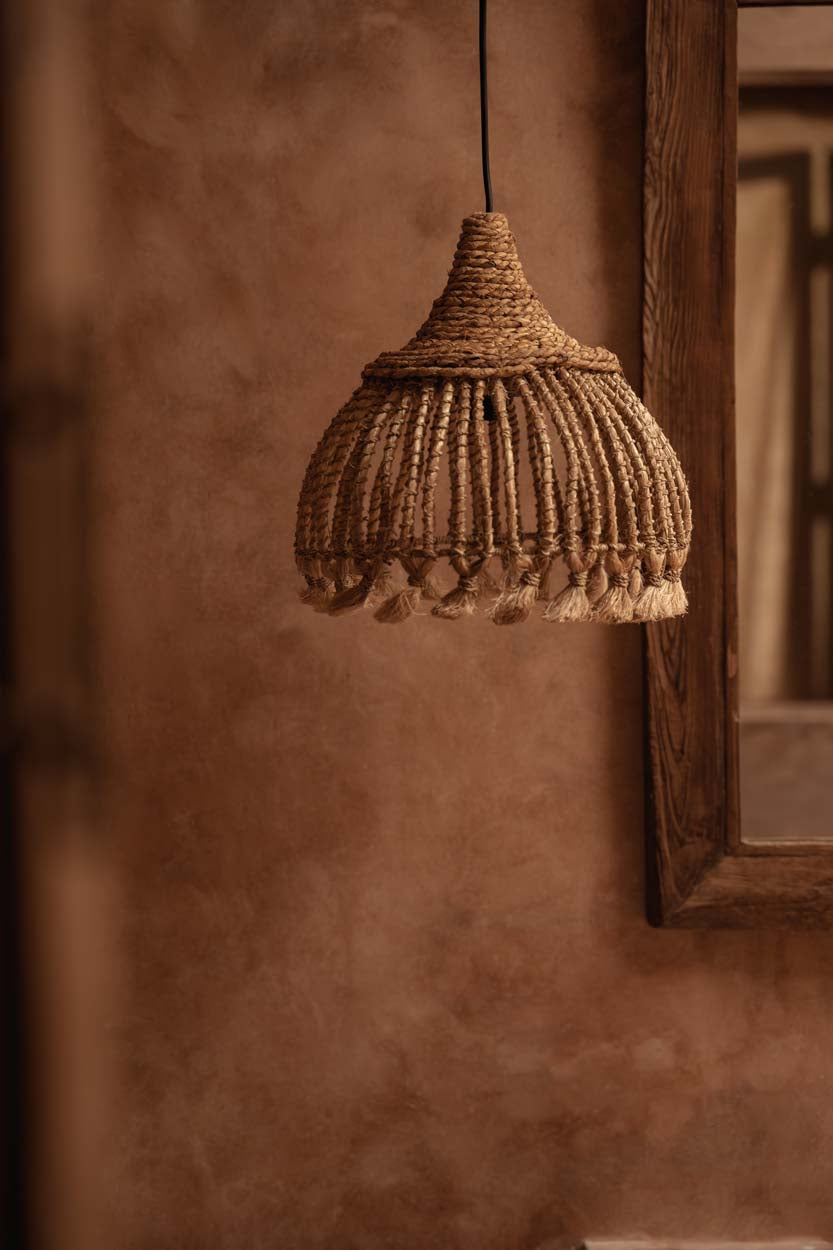 De Abaca Kwastjehanger - Naturel - S — Bazar Bizar, foto 2