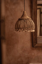 De Abaca Kwastjehanger - Naturel - S — Bazar Bizar, foto 2