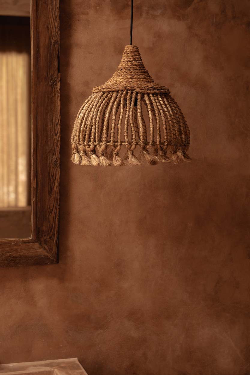 De Abaca Kwastjehanger - Naturel - S — Bazar Bizar, foto 4