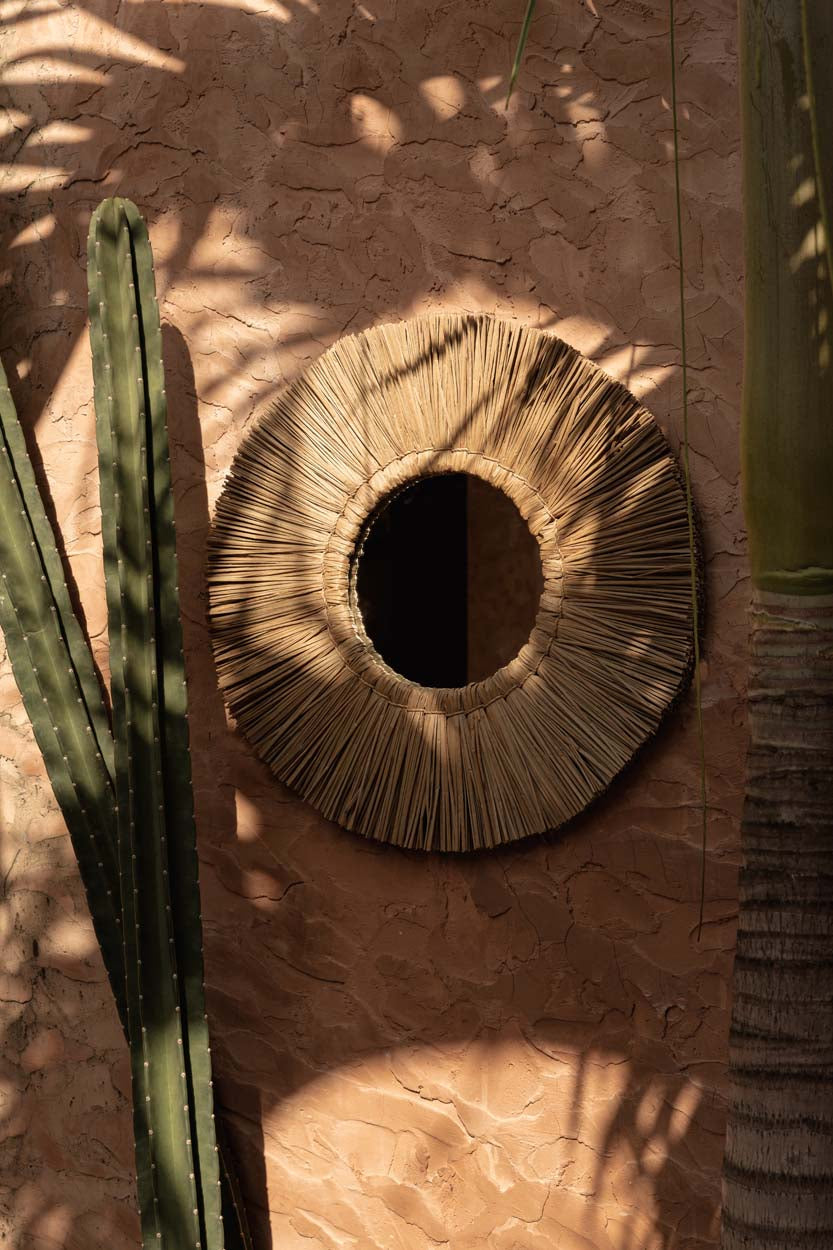 De Alang Alang Spiegel - Naturel - L — Bazar Bizar, foto 2
