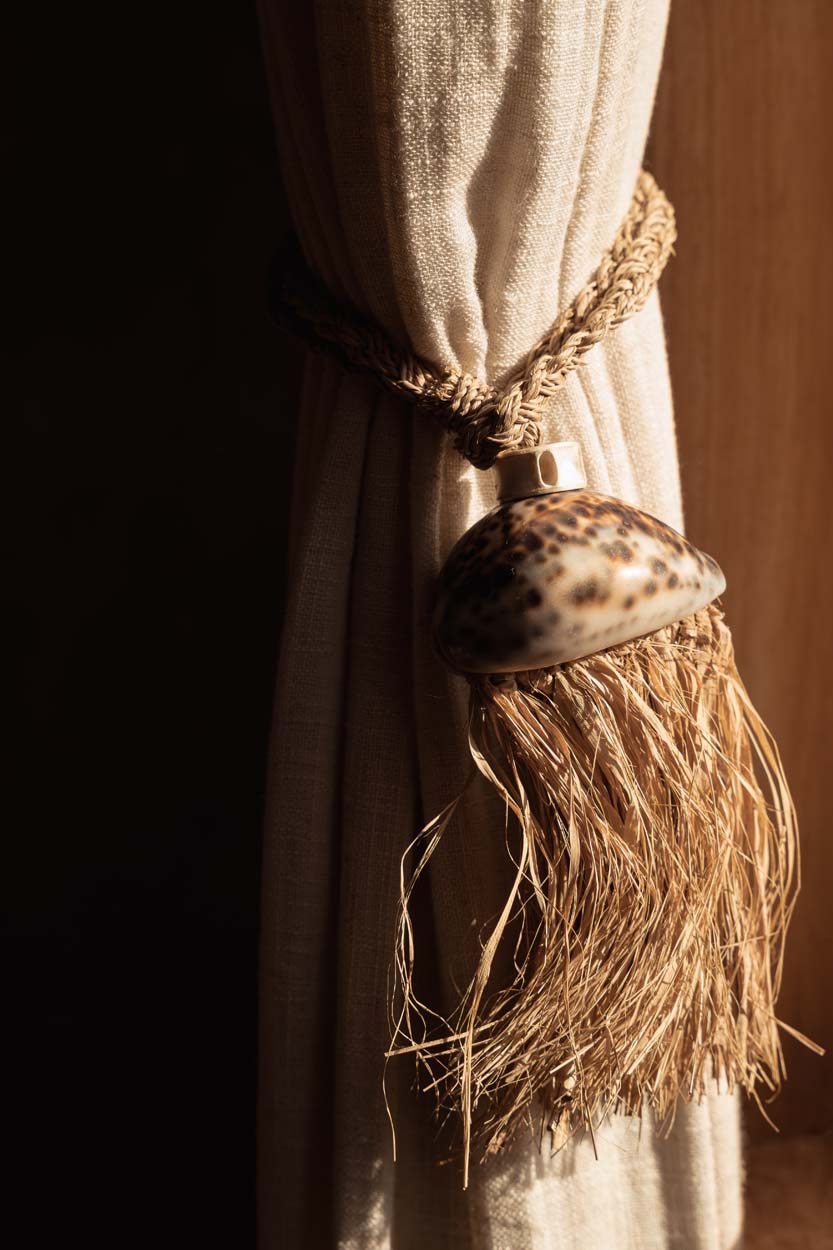 De Raffia Lupina Kwastje - Natuurlijk — Bazar Bizar, foto 4