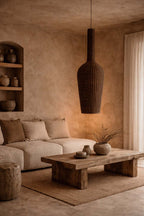 De Amphora Hanglamp - Donker Walnoot - XXL — Bazar Bizar, foto 3