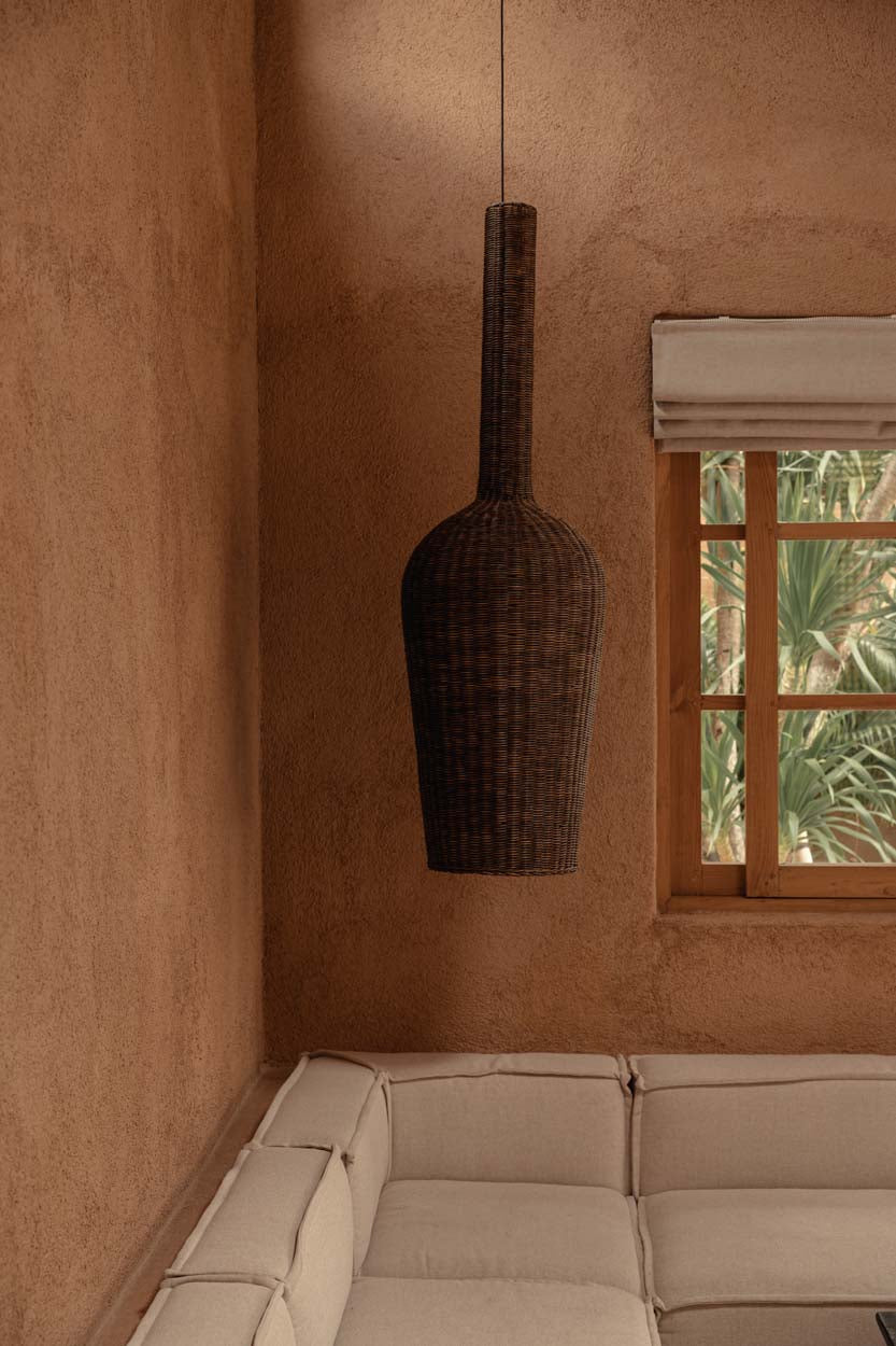 De Amphora Hanglamp - Donker Walnoot - XXL — Bazar Bizar, foto 4