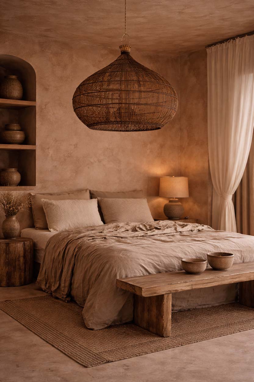 De Desert Gourd-hanger - Donker walnoot - L — Bazar Bizar, foto 3