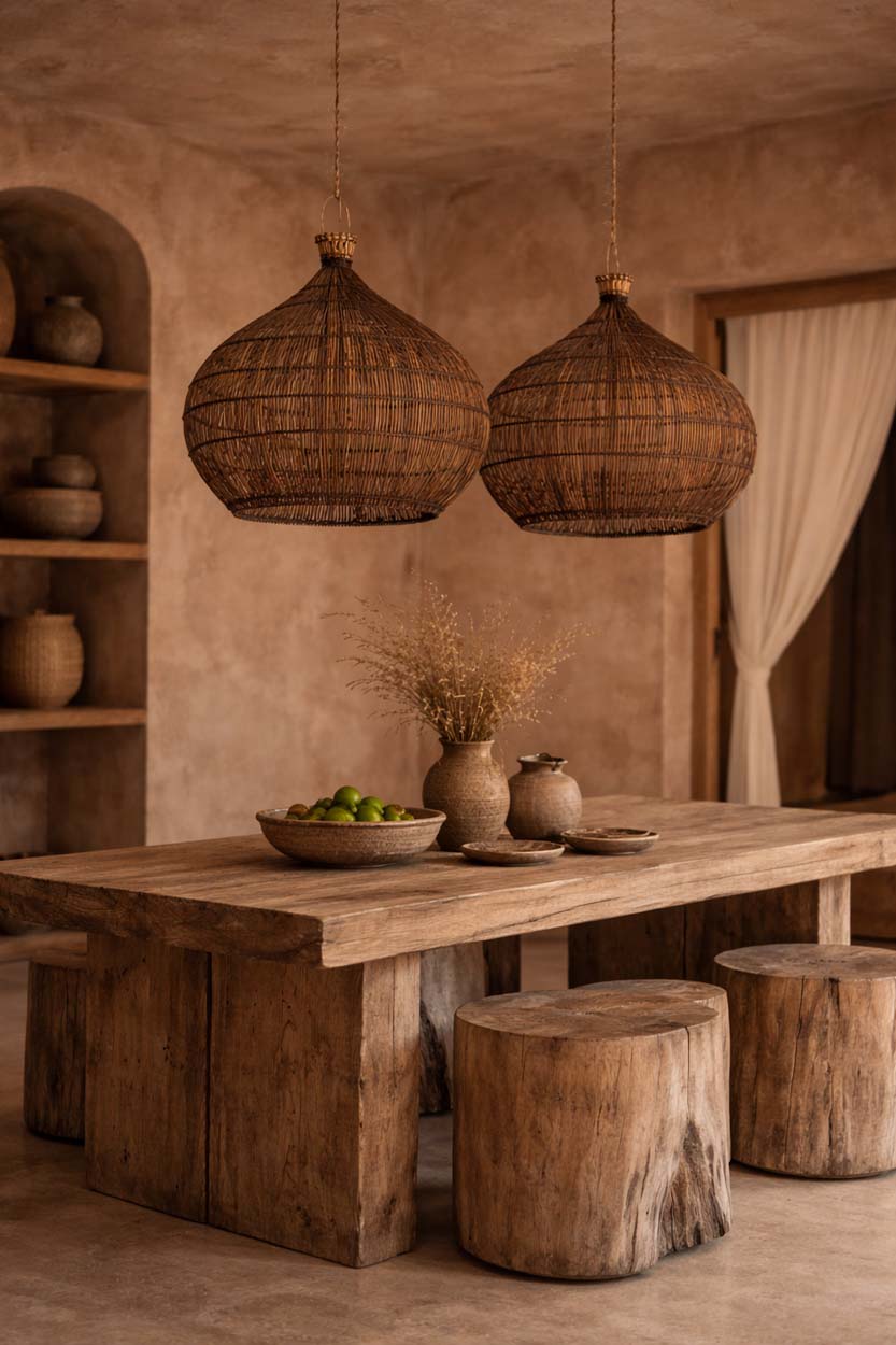 De Desert Gourd Hanger - Donker Walnoot - M — Bazar Bizar, foto 3
