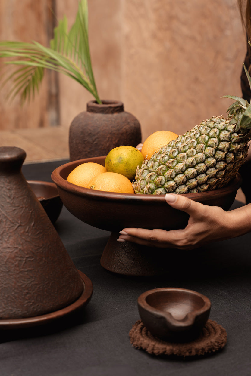 De Etnische Kegel Tajine - Terracotta — Bazar Bizar, foto 3