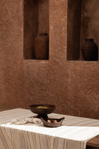 Het etnische diepe bord - Terracotta — Bazar Bizar, foto 2