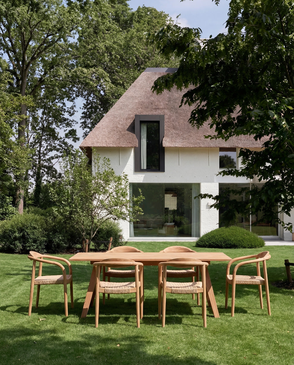 De Amaya Eetkamerstoel - Naturel - Buiten — Bazar Bizar, foto 3