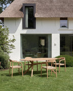 De Amaya Eetkamerstoel - Naturel - Buiten — Bazar Bizar, foto 8