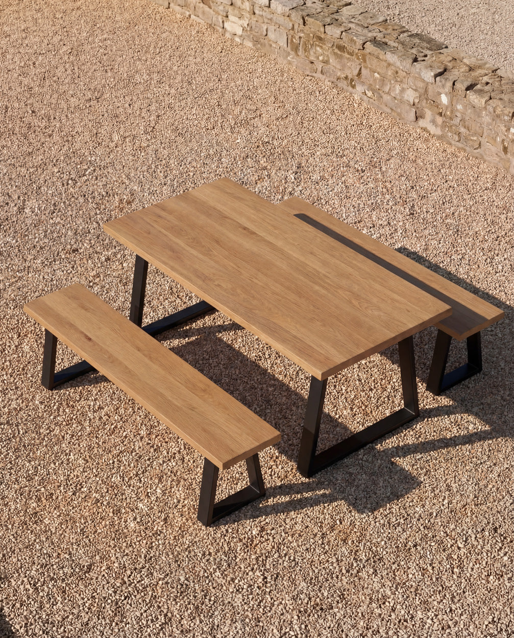 De Bank Met Ijzeren Poten - Naturel - 220 — Bazar Bizar, foto 4