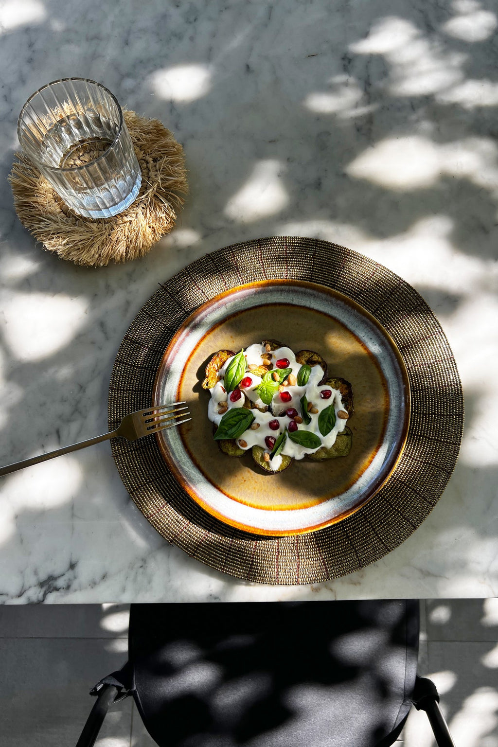 De Beaded Placemat - Goud — Bazar Bizar, foto 2