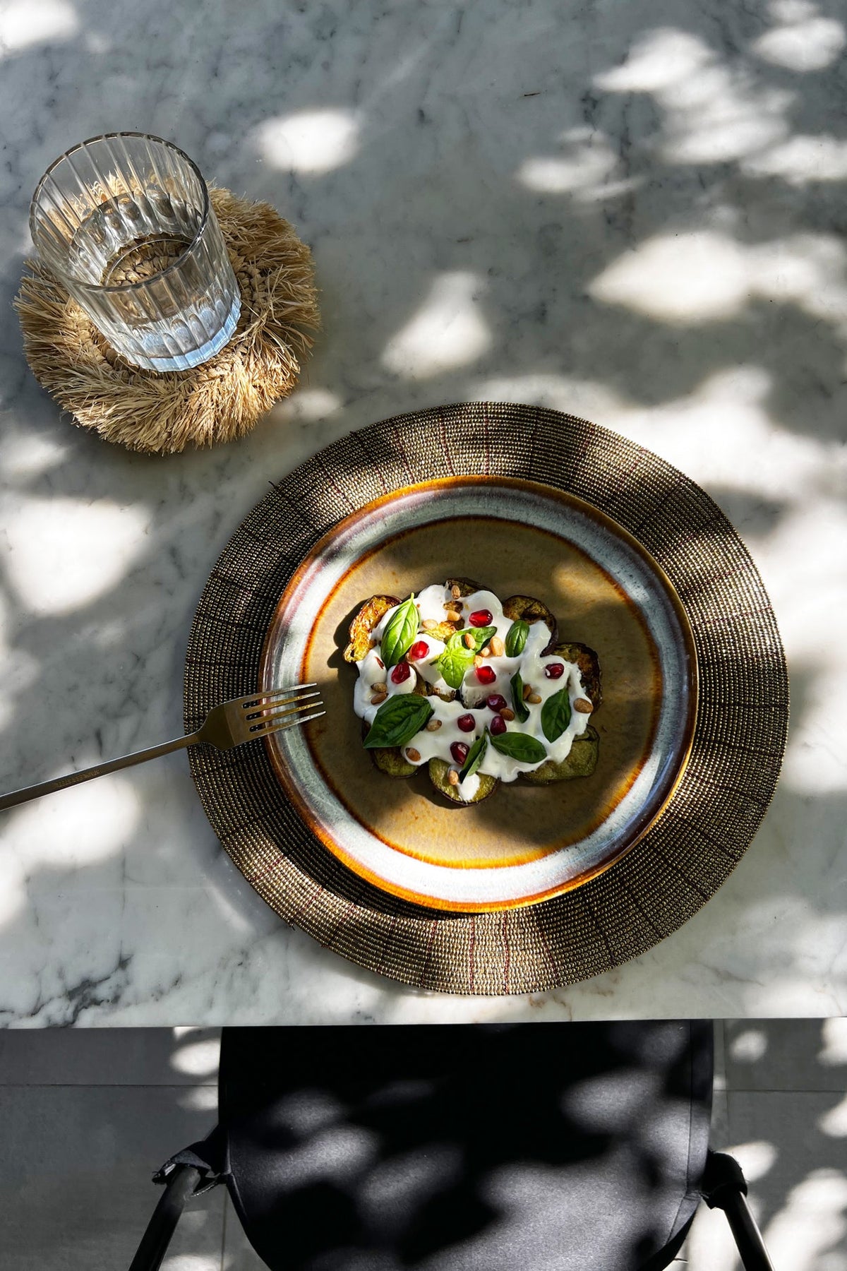 De Beaded Placemat - Goud — Bazar Bizar, foto 2