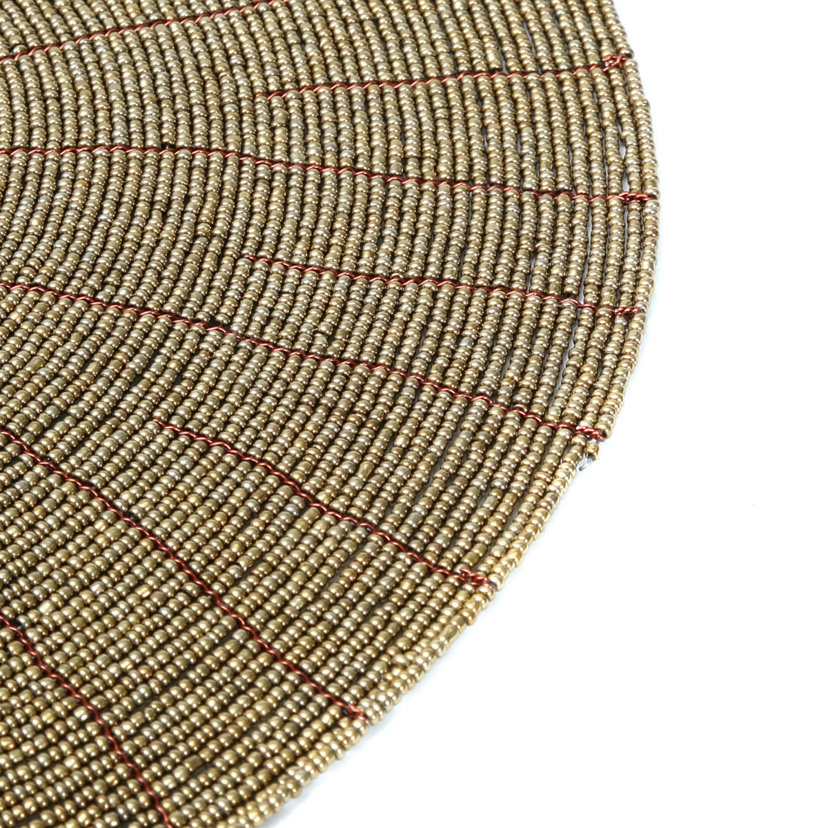 De Beaded Placemat - Goud — Bazar Bizar, foto 4