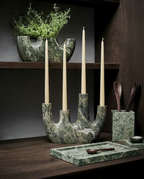 De Bidasar Marmeren Vaas - Groen - Hoog — Bazar Bizar, foto 2