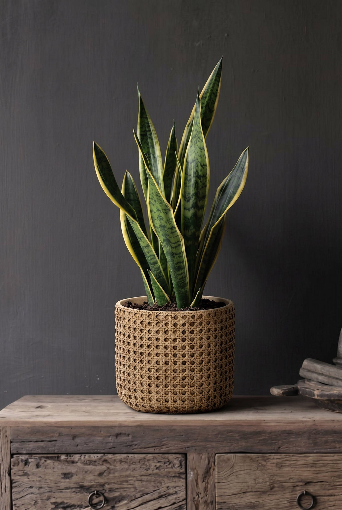De RattanRock Planter - Naturel - L — Bazar Bizar, foto 2