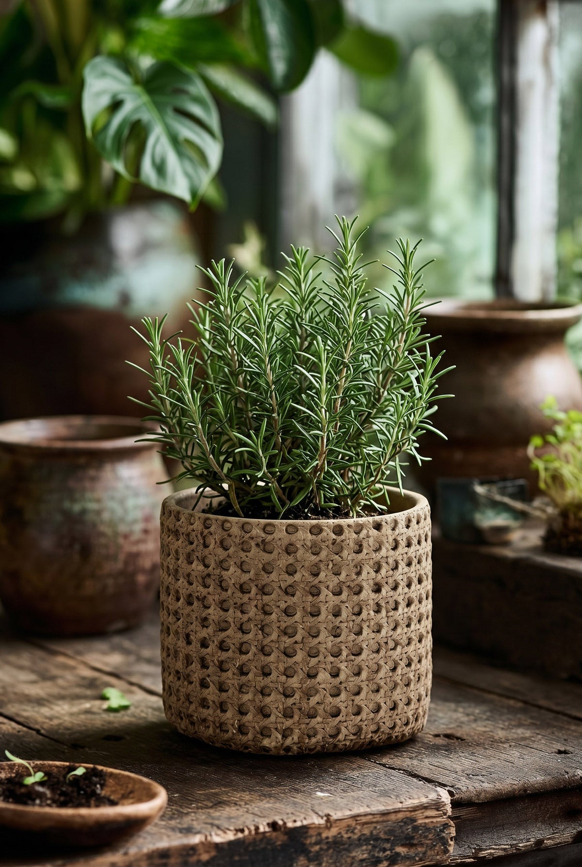 De RattanRock Planter - Naturel - M — Bazar Bizar, foto 2