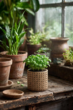 De RattanRock Planter - Naturel - S — Bazar Bizar, foto 2