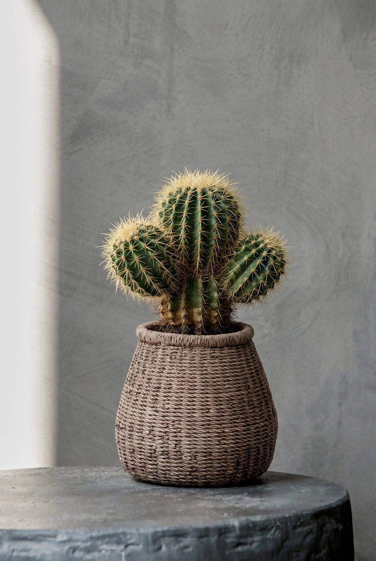 De Faux-Puff Planter - Bruin - M — Bazar Bizar, foto 2