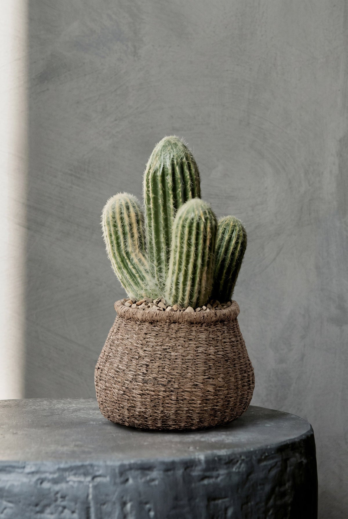 De Faux-Puff Planter - Bruin - S — Bazar Bizar, foto 2