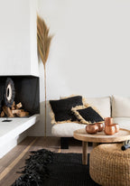 Het gefranjerde tapijt - Zwart - 200x300 — Bazar Bizar, foto 3