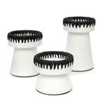 The Pretty Candle Holder - Wit Zwart - M — Bazar Bizar, foto 2