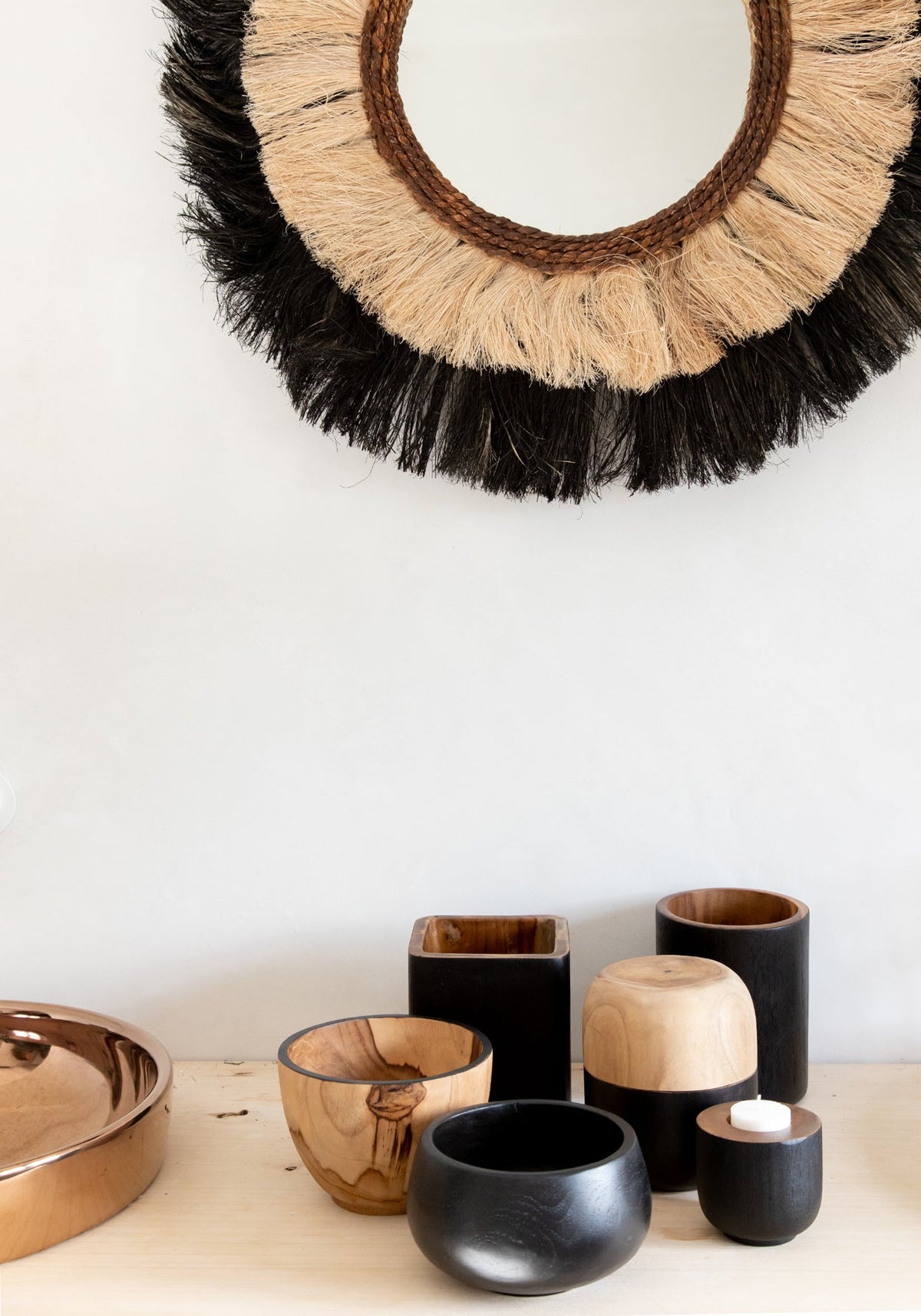 De verduisteringsspiegel - natuurlijk zwart - M — Bazar Bizar, foto 2