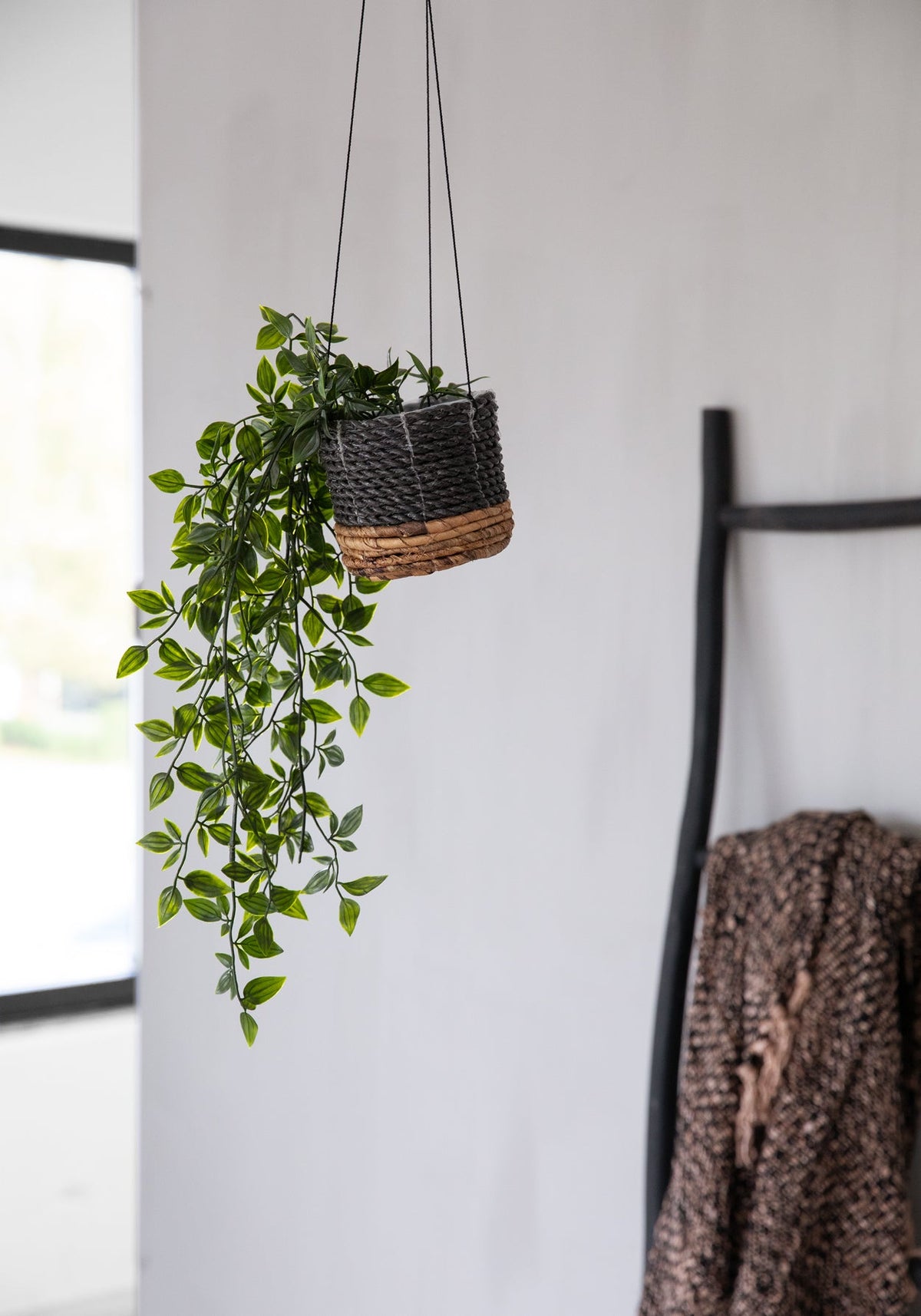 De Bananenplantenhanger - Naturel Zwart - S — Bazar Bizar, foto 3