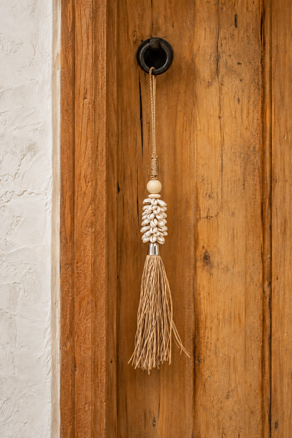 De kauri en raffia kwastje - natuurlijk — Bazar Bizar, foto 4