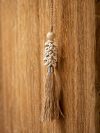 De kauri en raffia kwastje - natuurlijk — Bazar Bizar, foto 2