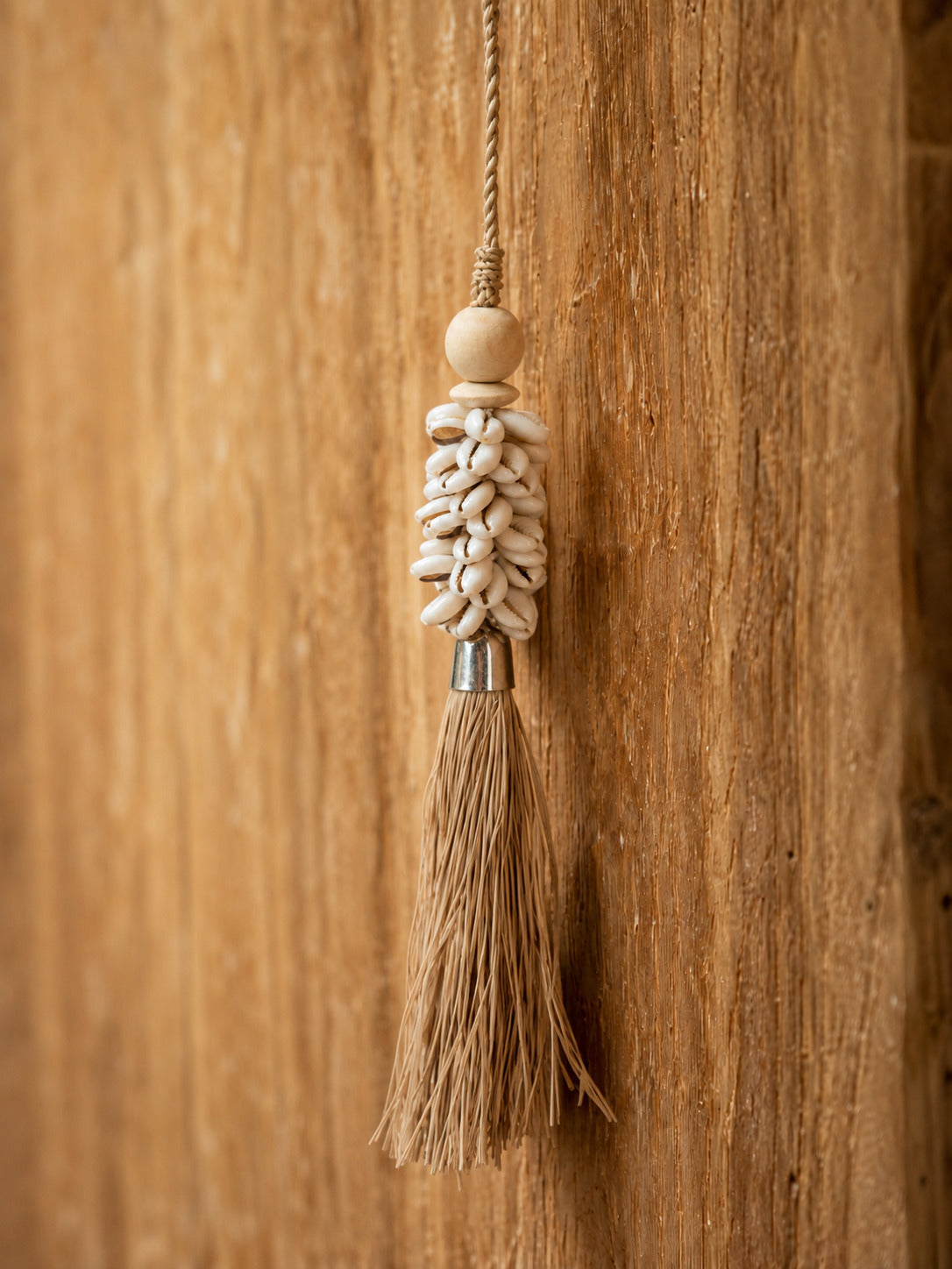 De kauri en raffia kwastje - natuurlijk — Bazar Bizar, foto 2