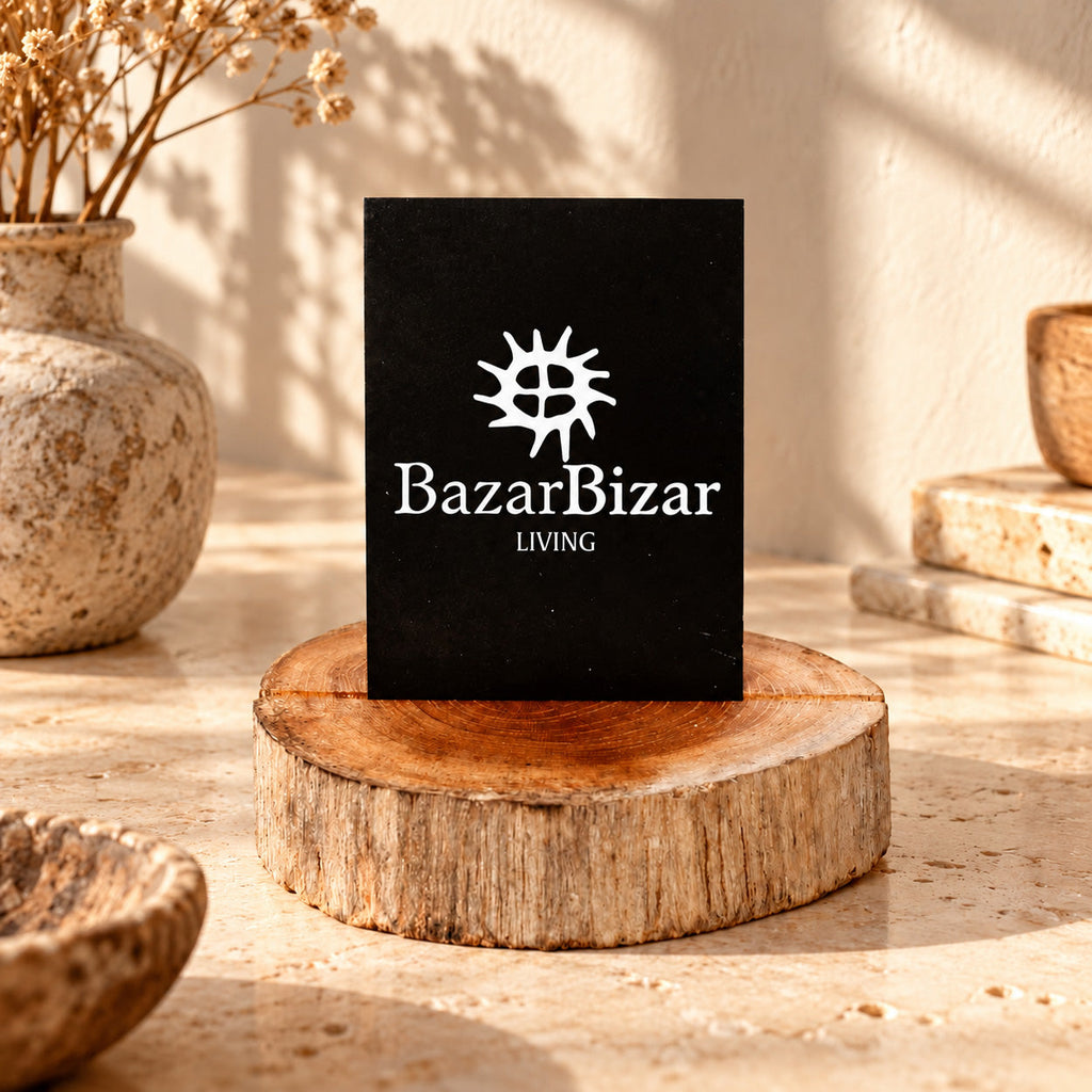 De Teak Root-kaarthouder — Bazar Bizar, foto 2