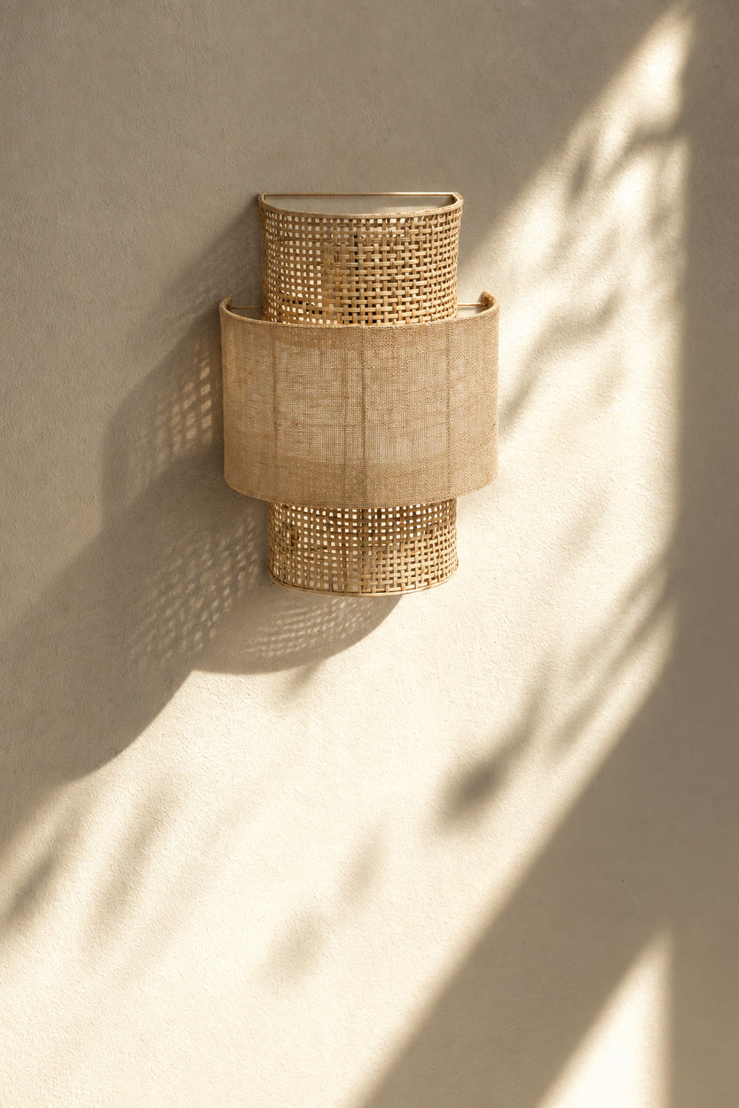 De Bolly Jute Wandlamp - Naturel - M — Bazar Bizar, foto 2