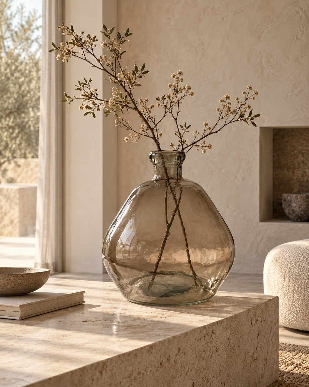 De Bolai Vaas - Beige — Bazar Bizar, foto 3