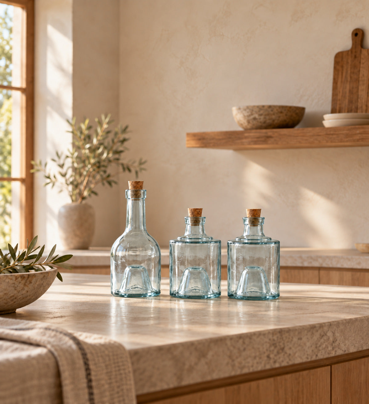 De 3-delige oliefles - naturel — Bazar Bizar, foto 4