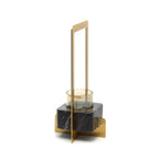 De Marbre d’Or Kaarsenhouder - Goud Zwart - L — Bazar Bizar, foto 2