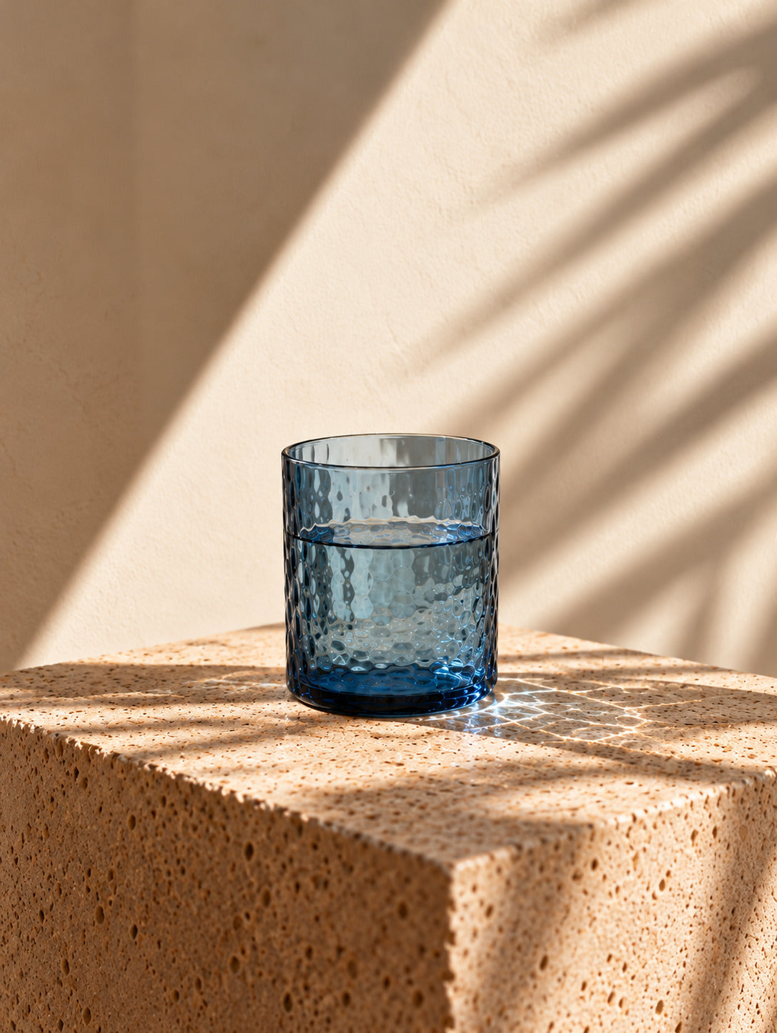 De Azure Hammered High Tumbler - Blauw — Bazar Bizar, foto 11
